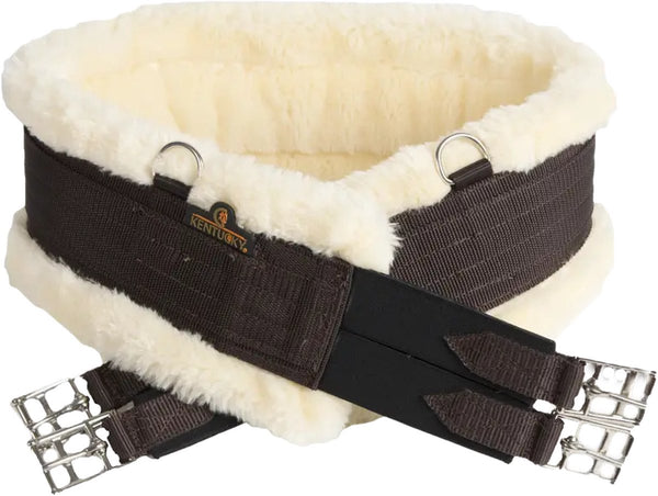 Kentucky Horsewear Sheepskin Girth - Brown