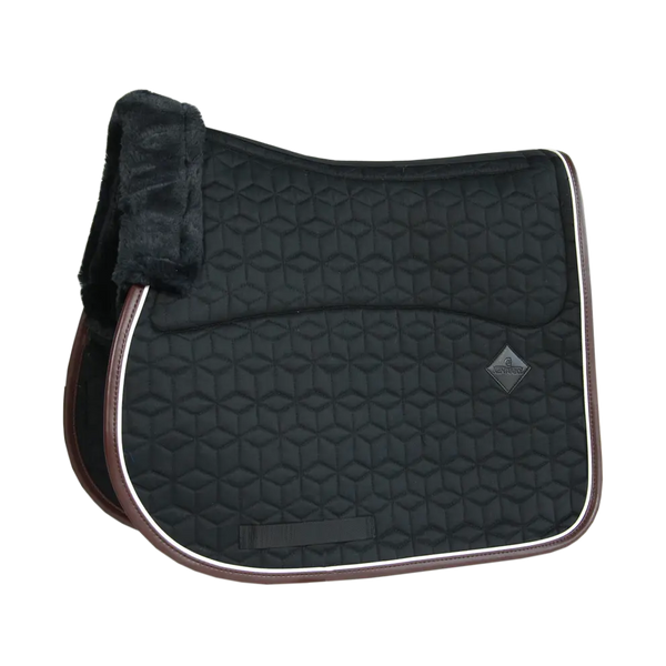 Skin Friendly Saddle Pad Jumping, Black