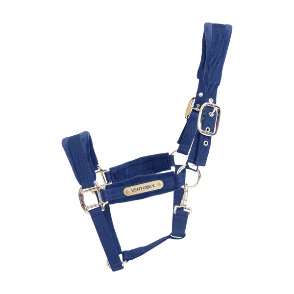 Kentucky Horsewear Velvet Halter Navy