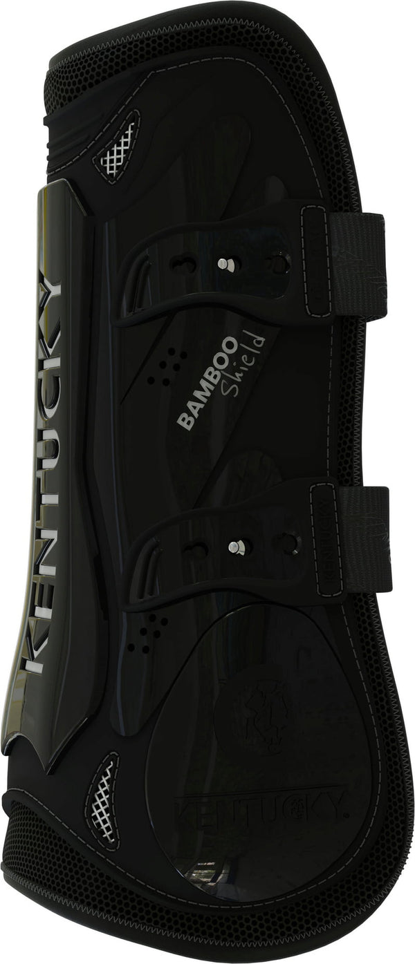 Tendon Boots Bamboo Elastic - Black - Kentucky Horsewear