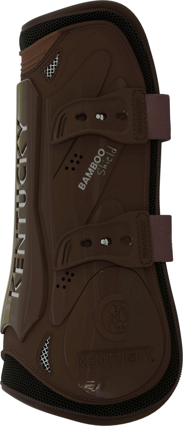 Tendon Boots Bamboo Elastic - Brown - Kentucky Horsewear